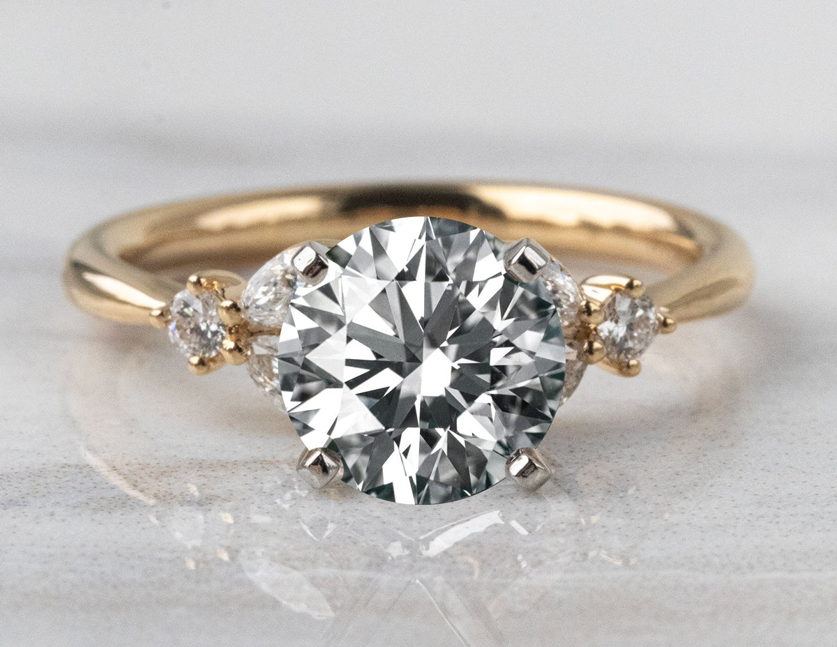 1/3ct. t.w. Kessler 81 Diamond Engagement Ring in 18K Yellow Gold