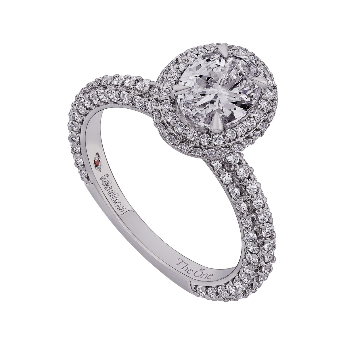 1ct. t.w. Diamond Engagement Ring in 14K White Gold