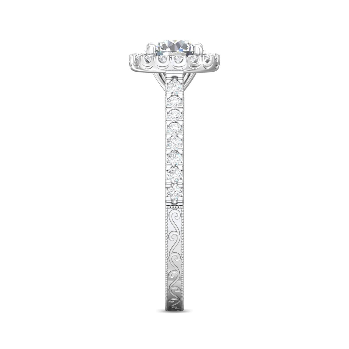 1/3ct. t.w. Diamond Engagement Ring in 14K White Gold