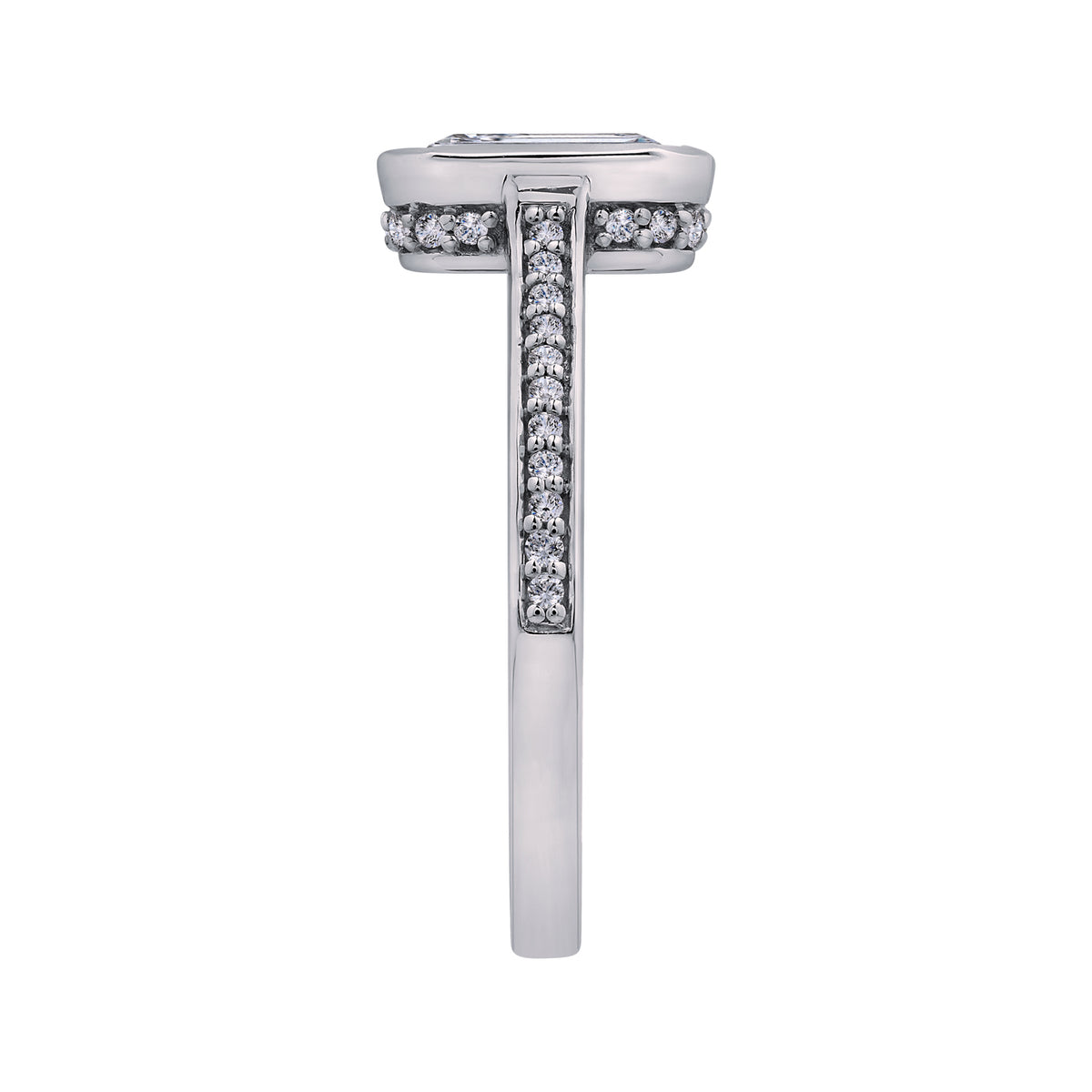 1/5ct. t.w. Diamond Engagement Ring in 14K White Gold