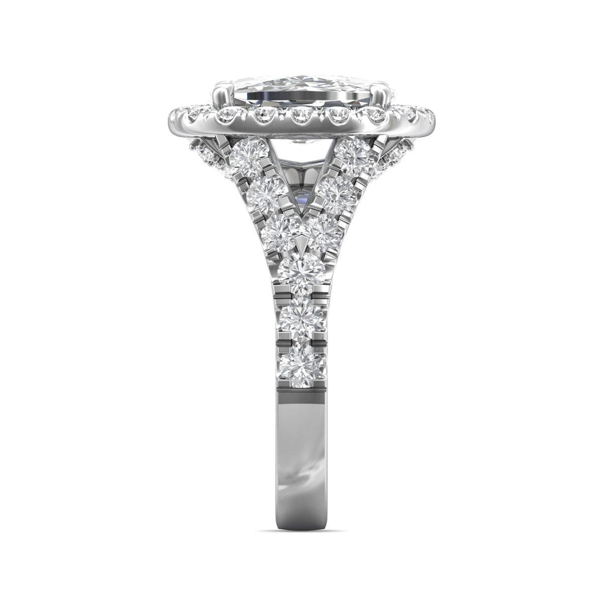 1 5/8ct. t.w. Diamond Engagement Ring in 14K White Gold