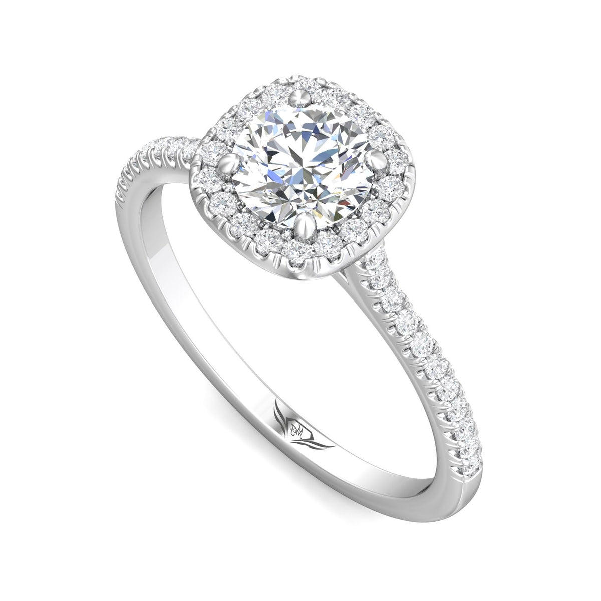 1/4ct. t.w. Diamond Engagement Ring in 14K White Gold