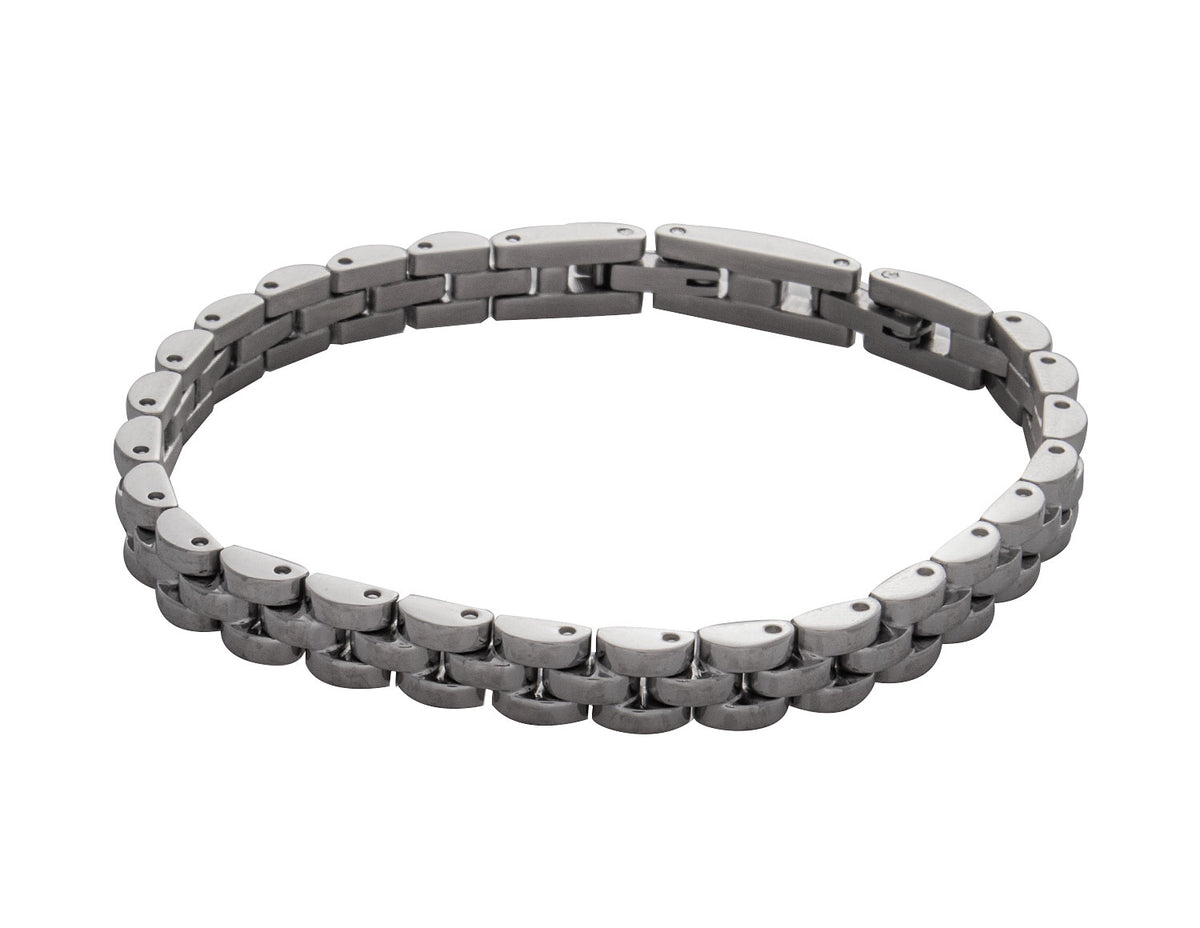 Stainless Steel Polished Watch Link Bracelet