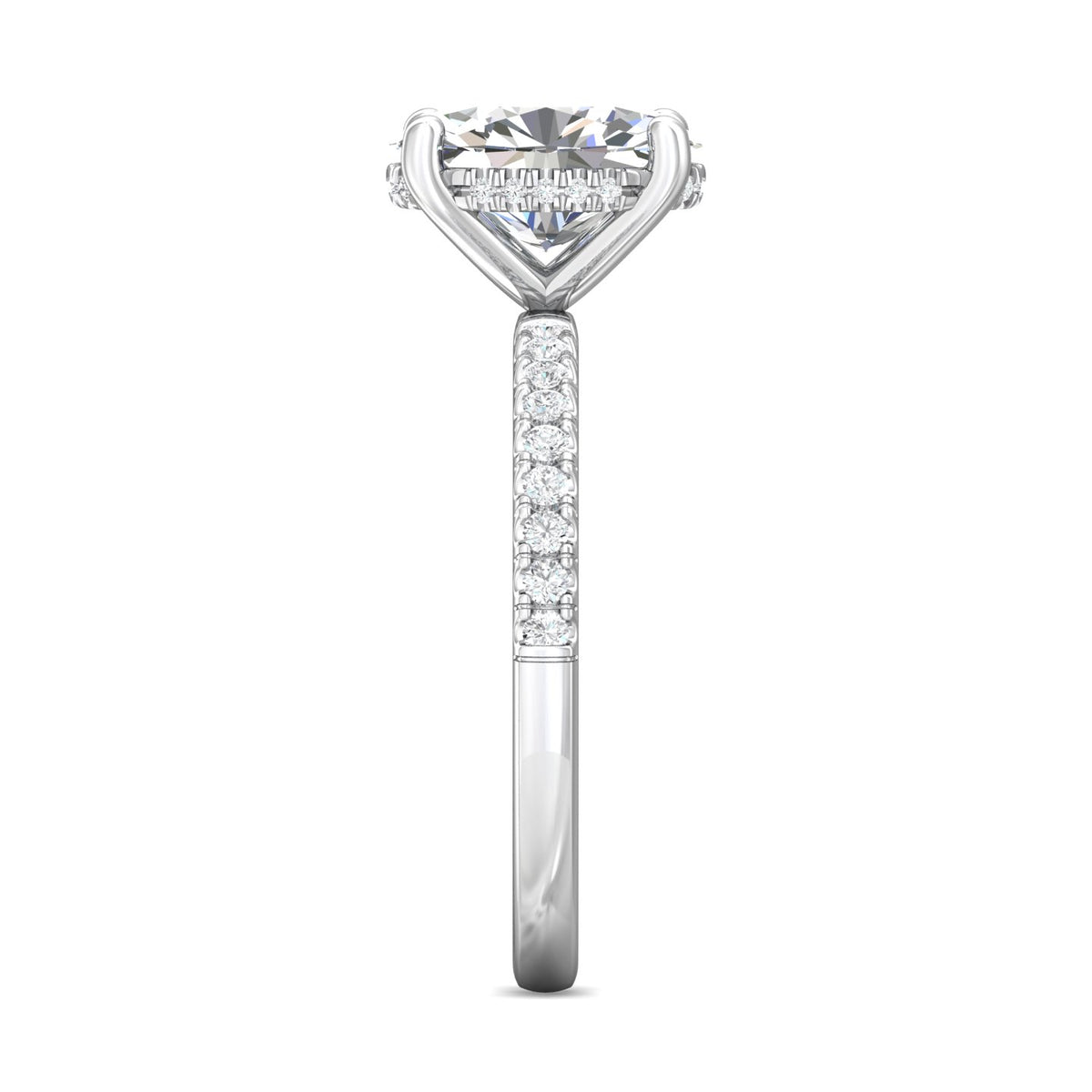 1/4ct. t.w. Diamond Engagement Ring in 14K White Gold