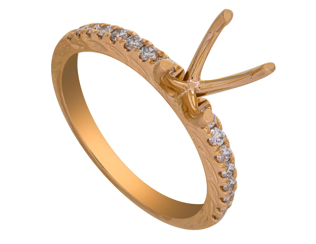 1/5ct. t.w. Diamond Engagement Ring in 14K Yellow Gold