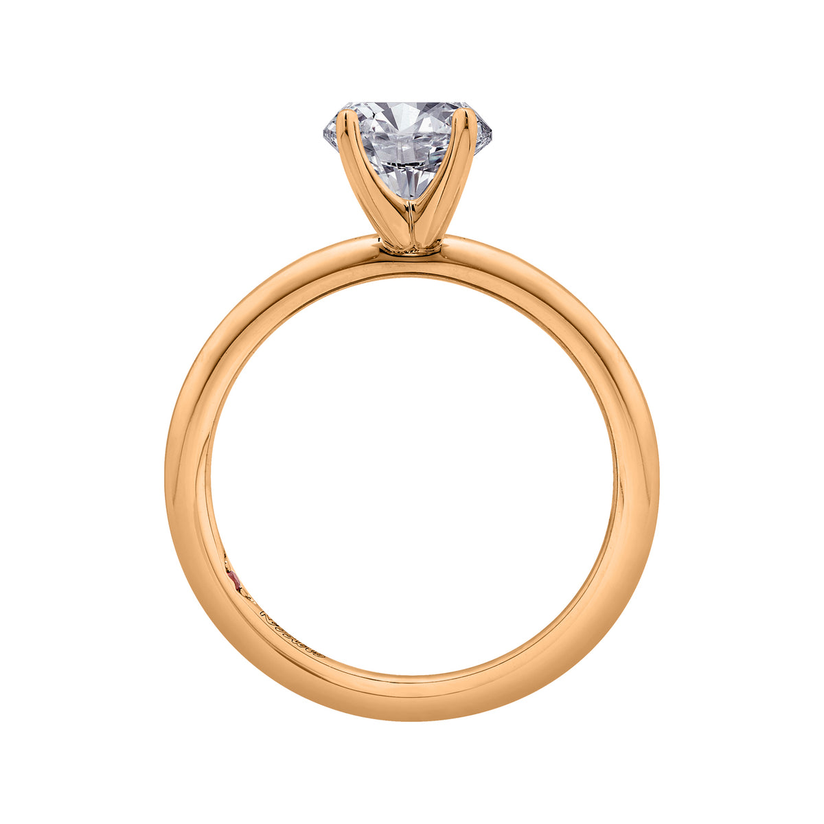 1.75mm Solitaire Engagement Ring in 14K Yellow Gold