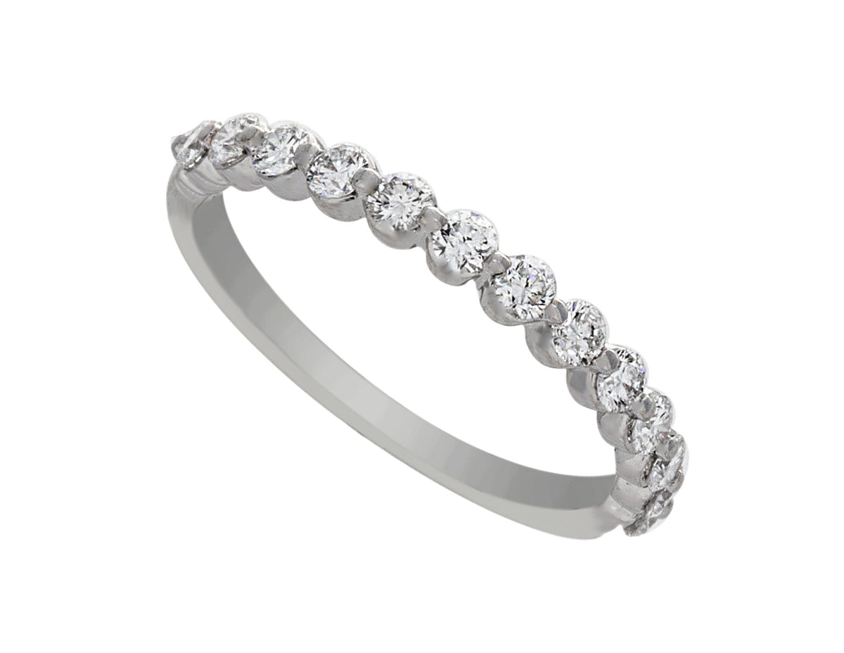 1/2ct. t.w. Round Diamond Anniversary Ring in 14K White Gold