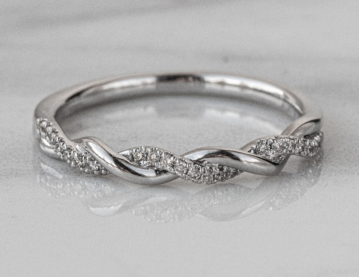 1/10ct. t.w. Diamond Fashion Ring in 14K White Gold