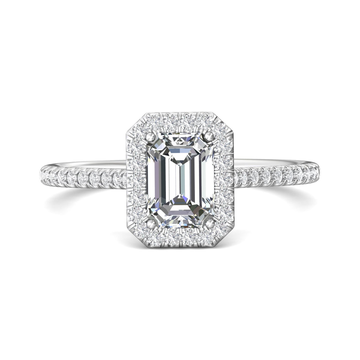 1/3ct. t.w. Diamond Engagement Ring in 14K White Gold