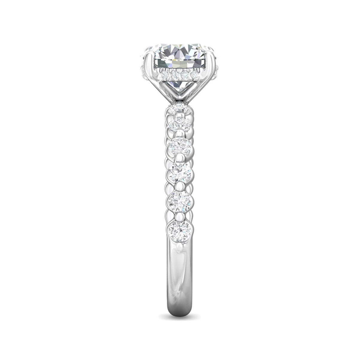 1/2ct. t.w. Diamond Engagement Ring in 14K White Gold
