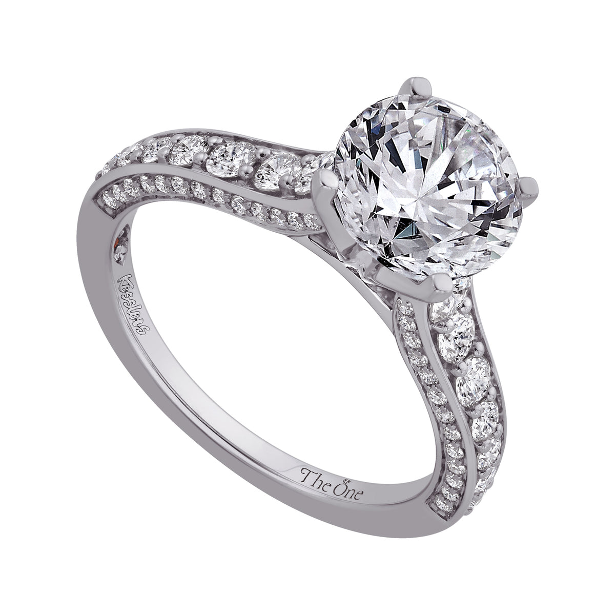 5/8ct. t.w. Diamond Engagement Ring in 14K White Gold