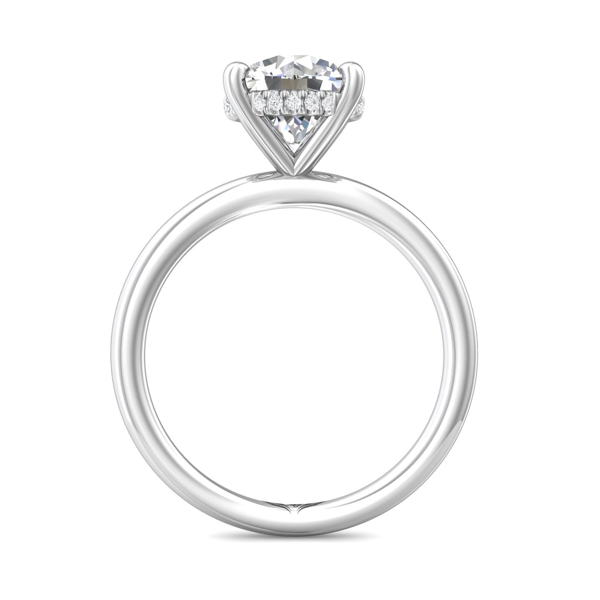 .06ct. t.w. Diamond Engagement Ring in 14K White Gold