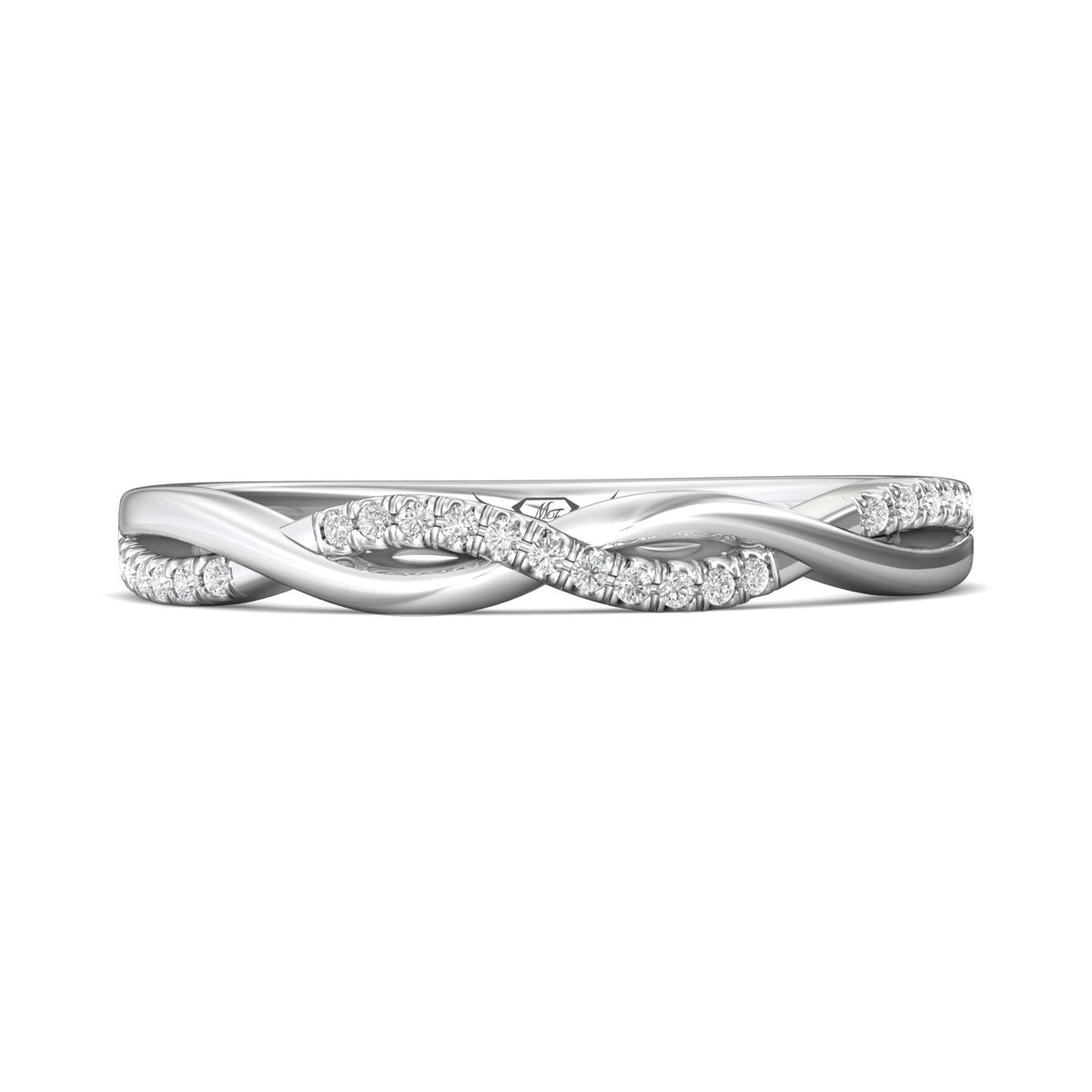 1/10ct. t.w. Diamond Wedding Ring in 14K White Gold