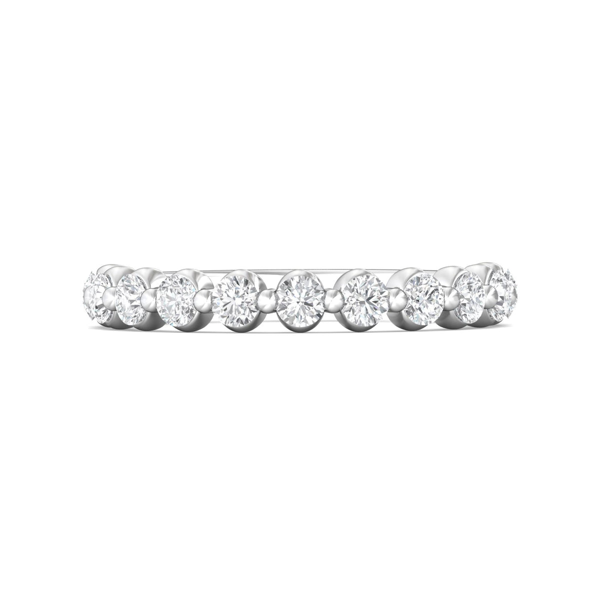3/4ct. t.w. Diamond Wedding Band in 14K White Gold