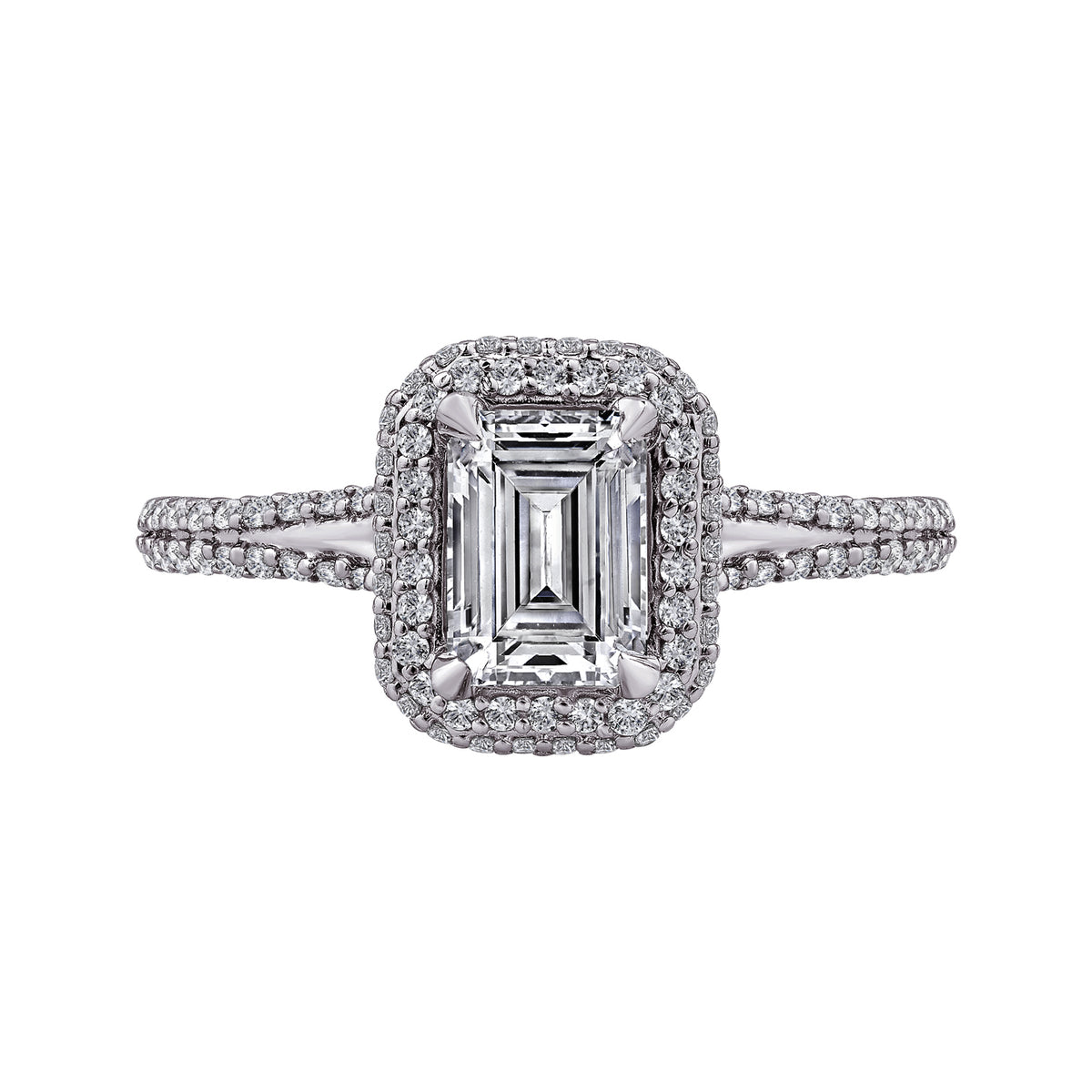 1/2ct. t.w. Diamond Engagement Ring in 14K White Gold