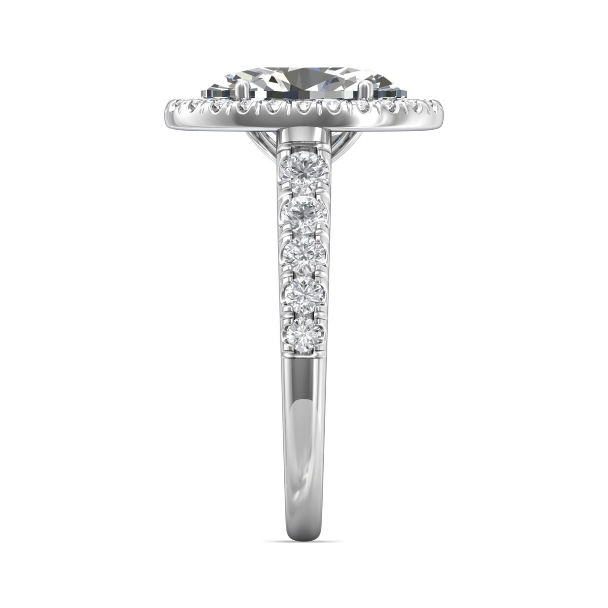 3/4ct. t.w. Diamond Engagement Ring in 14K White Gold