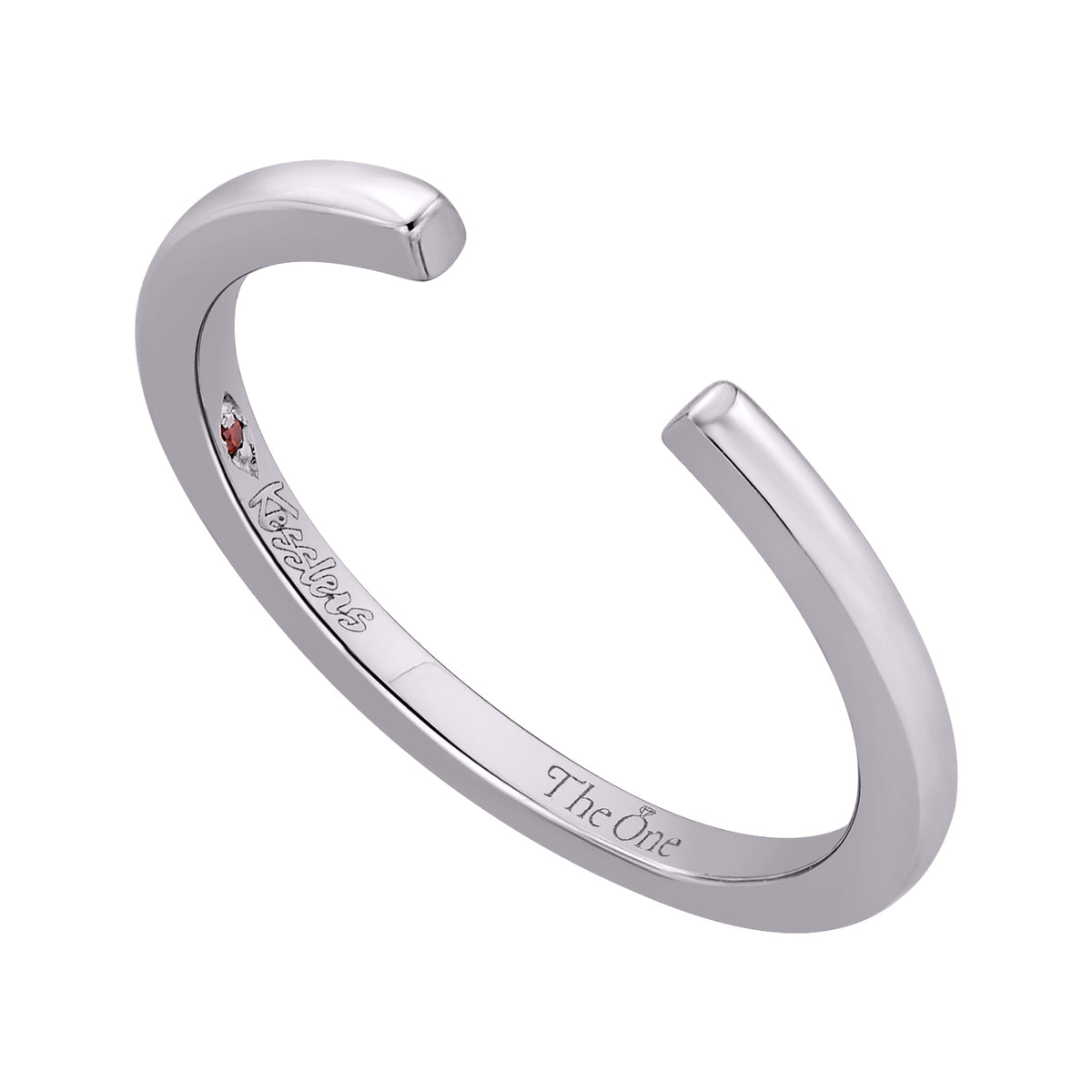1.75mm Wedding Ring in 14K White Gold