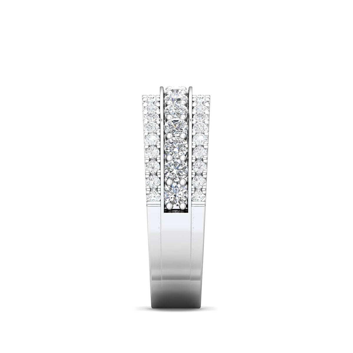 1 1/10ct. t.w. Diamond Wedding Ring in 14K White Gold