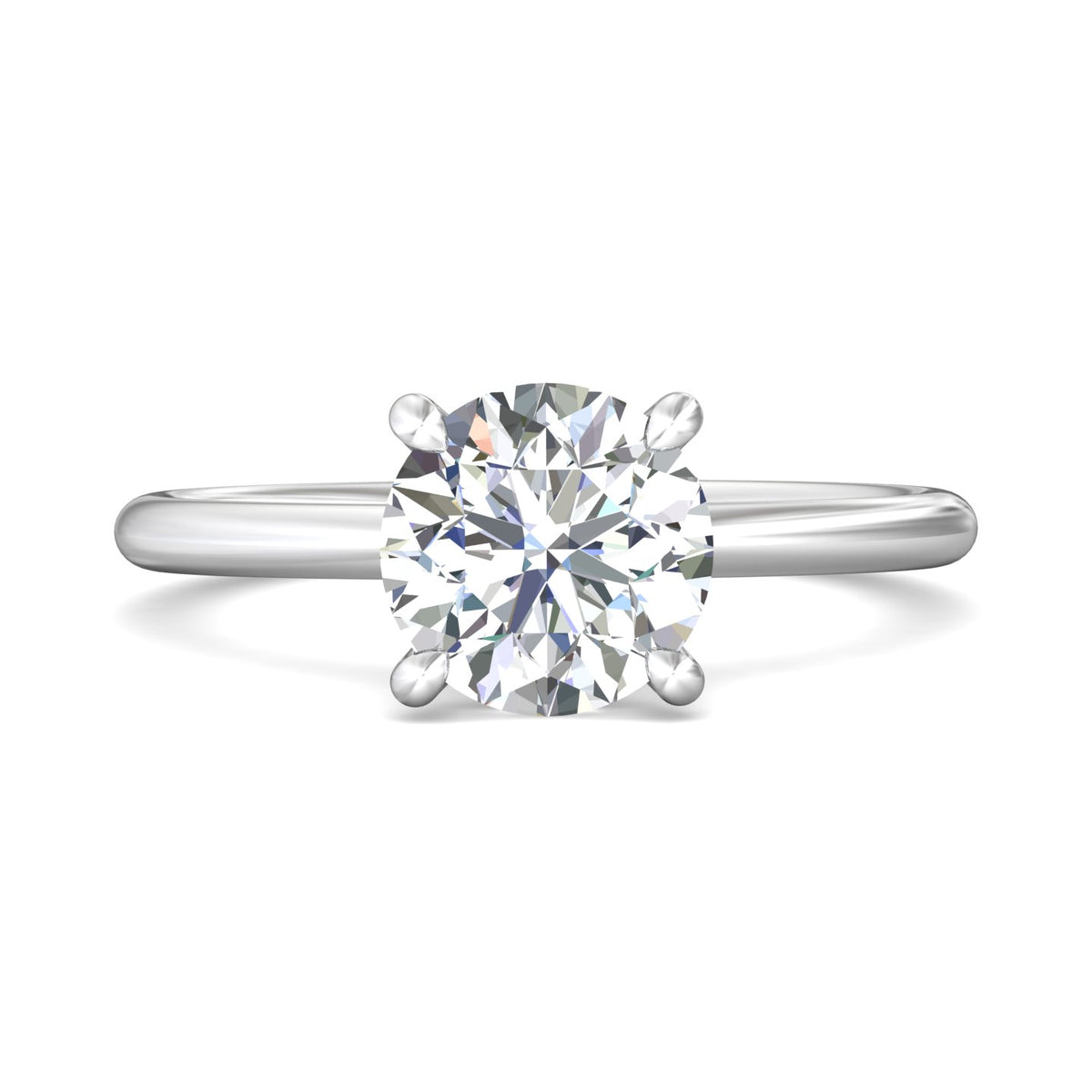 .06ct. t.w. Diamond Engagement Ring in 14K White Gold