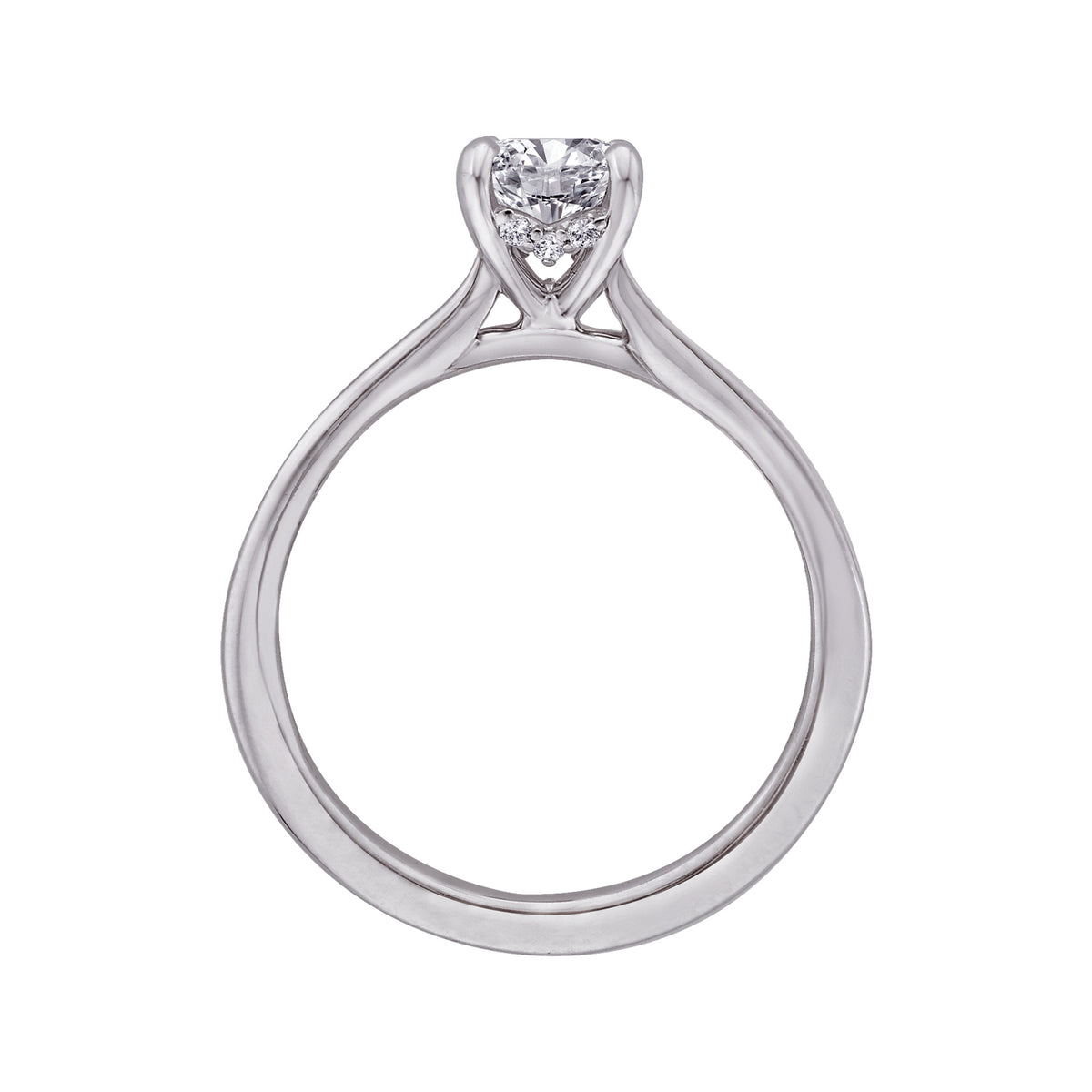 1/4ct. t.w. Diamond Engagement Ring in 14K White Gold