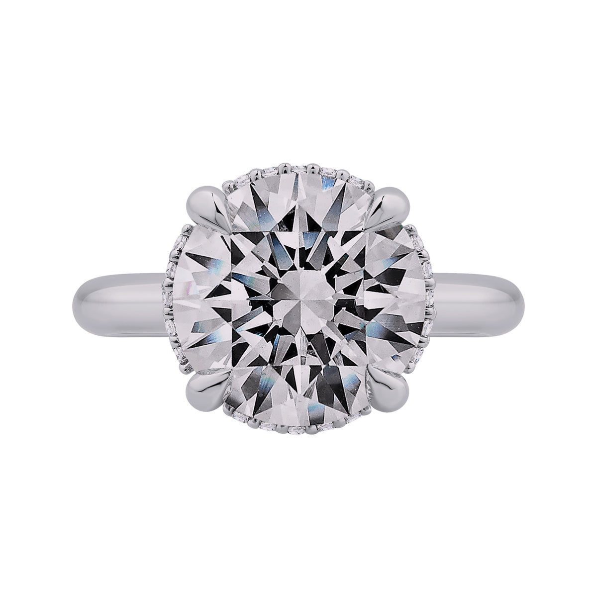 1/5ct. t.w. Diamond Engagement Ring in 14K White Gold