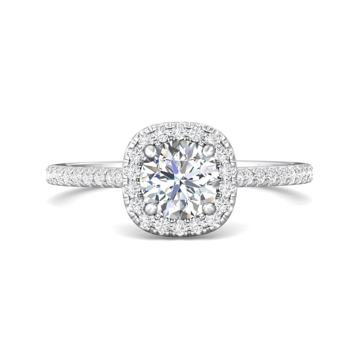 1/4ct. t.w. Diamond Engagement Ring in 14K White Gold