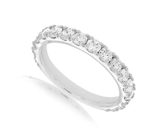 1 1/2ct. t.w. Diamond Anniversary Ring in 14K White Gold