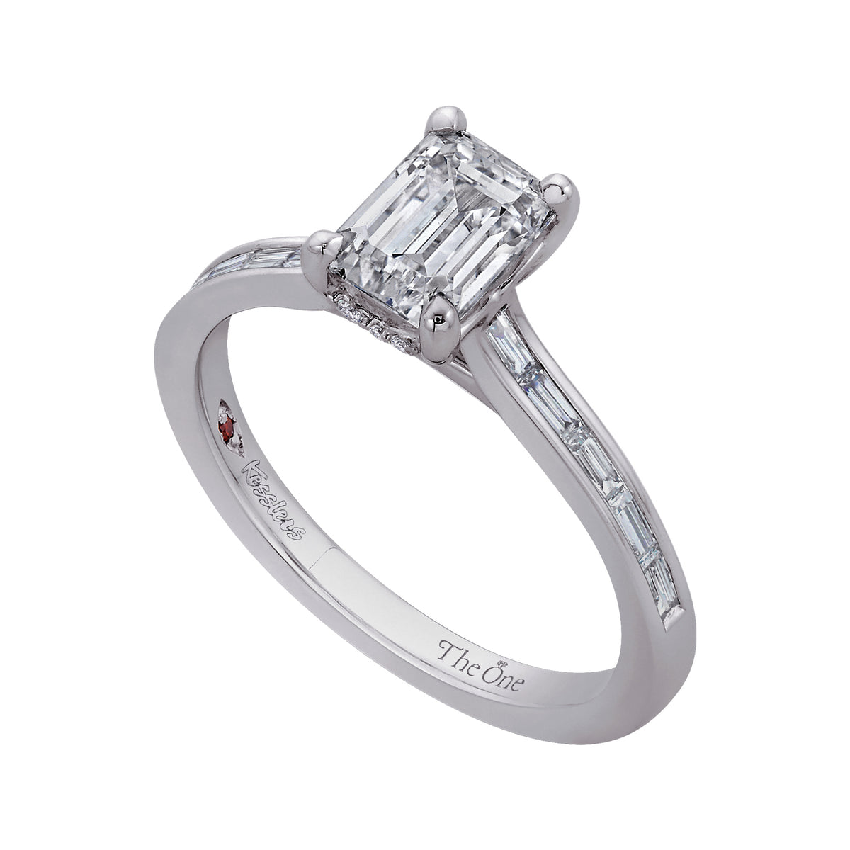 1/4ct. t.w. Diamond Engagement Ring in 14K White Gold