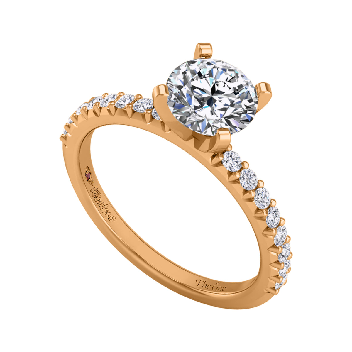 1/4ct. t.w. Diamond Engagement Ring in 14K Yellow Gold
