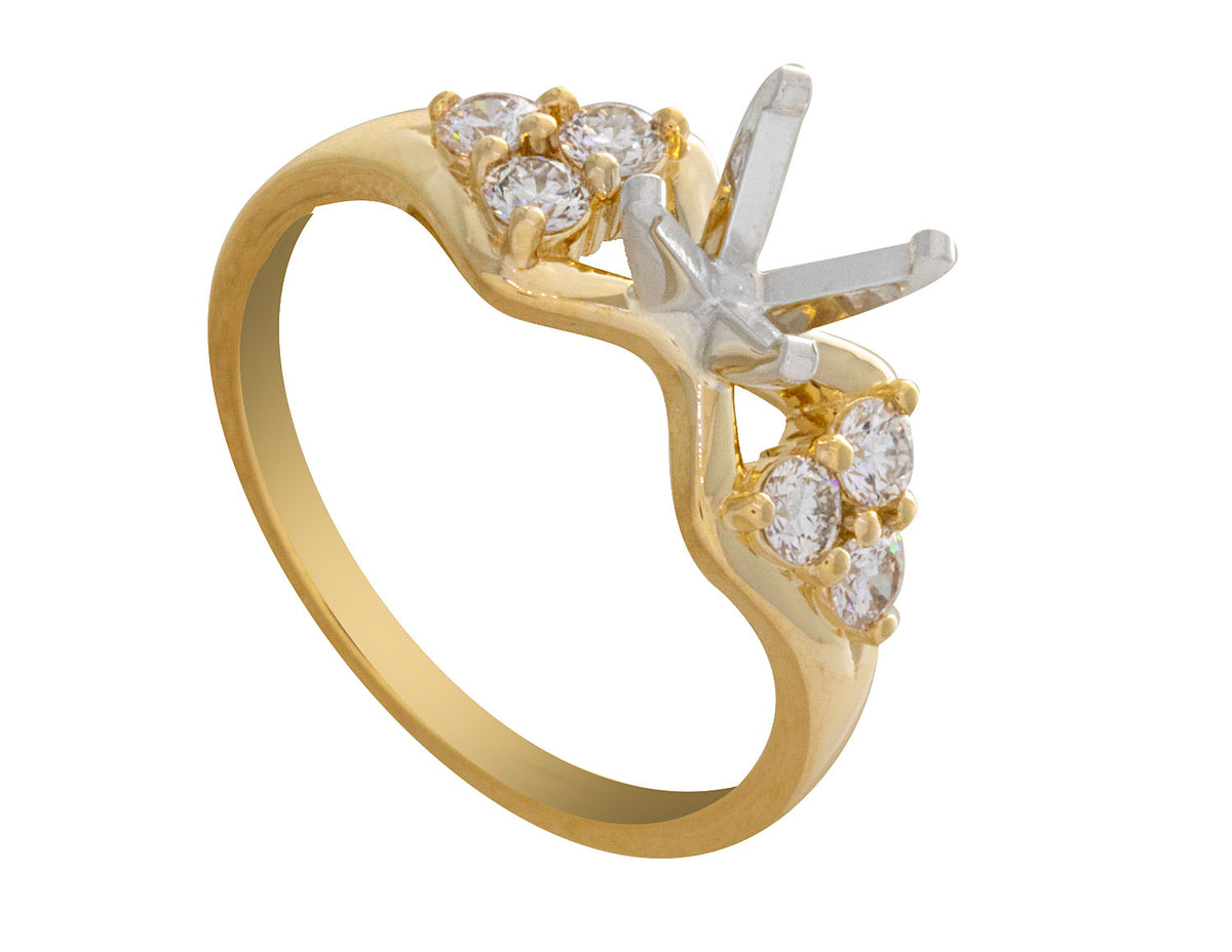 1/3ct. t.w. Diamond Engagement Ring in 14K Yellow Gold