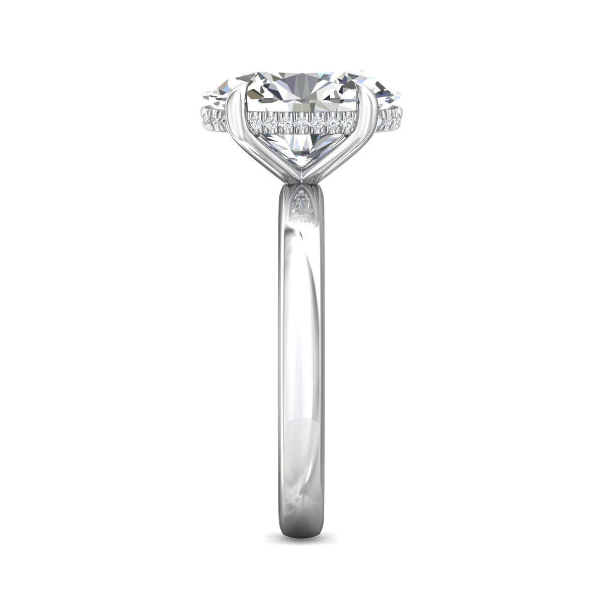 .05ct. t.w. Diamond Engagement Ring in 14K White Gold