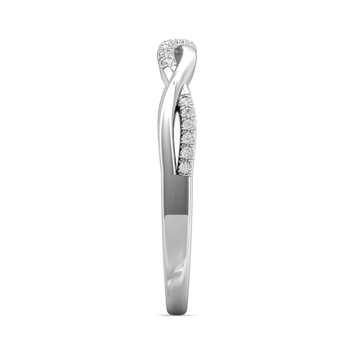 1/10ct. t.w. Diamond Wedding Ring in 14K White Gold