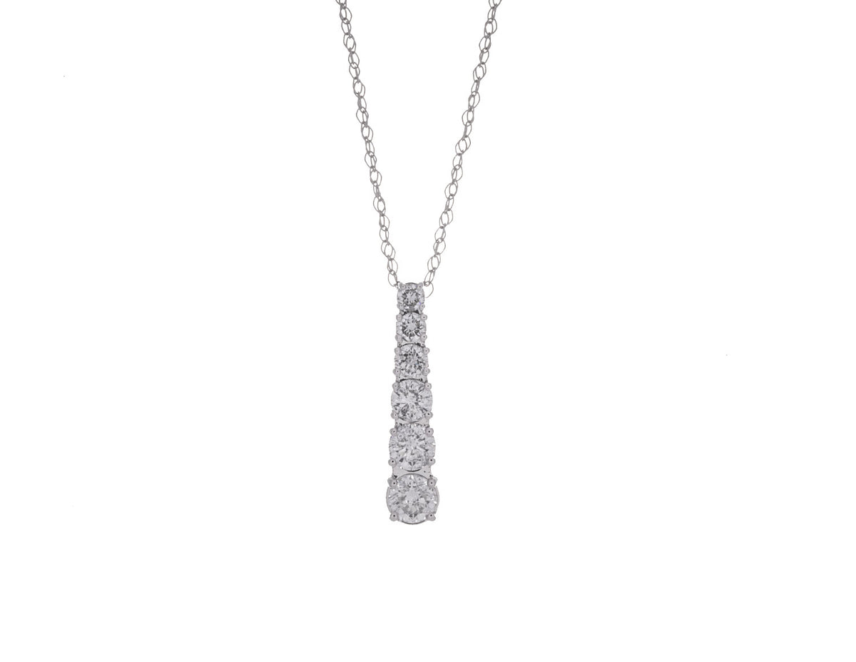 5/8ct. t.w. Diamond Pendant in 14K White Gold