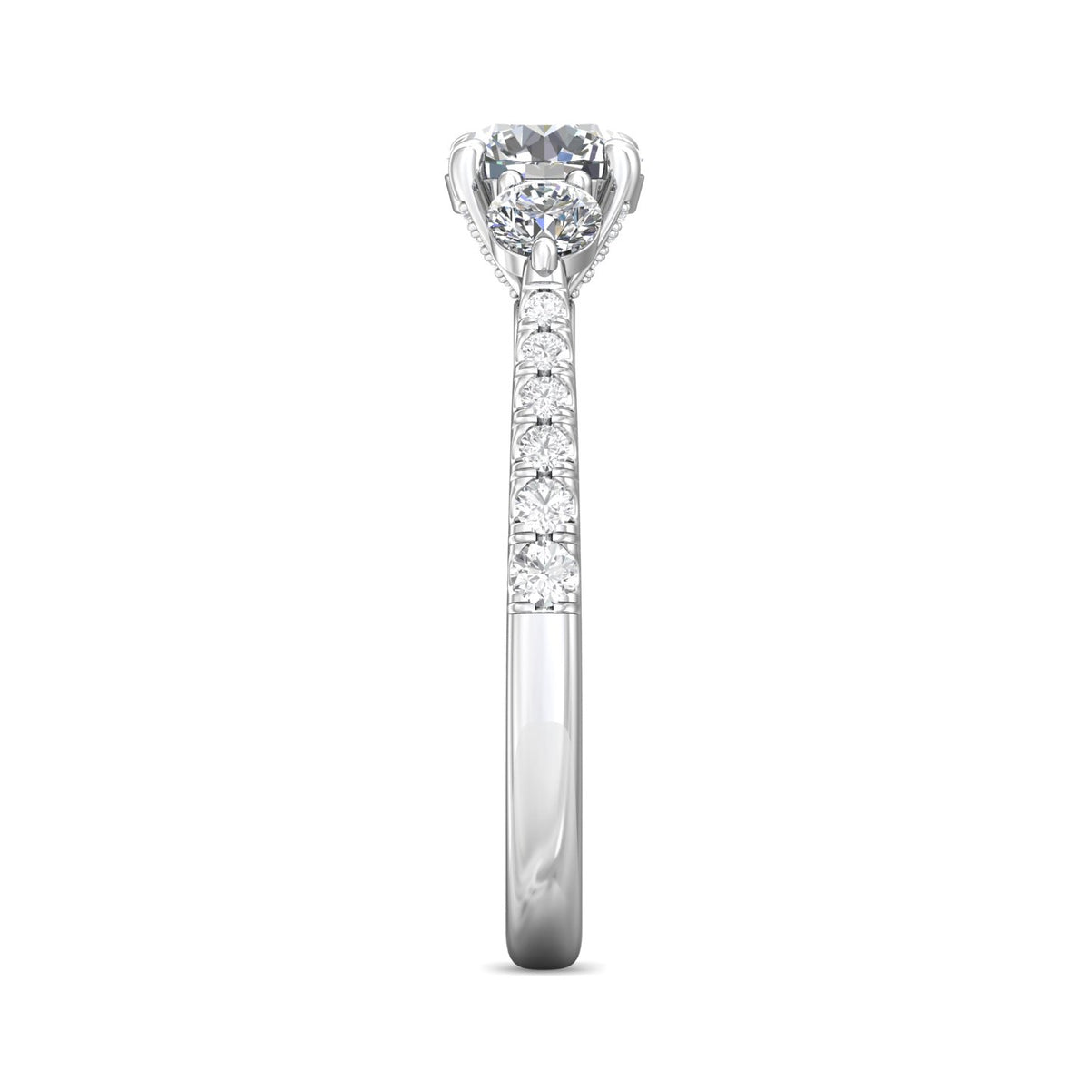1/2ct. t.w. Diamond Engagement Ring in 14K White Gold