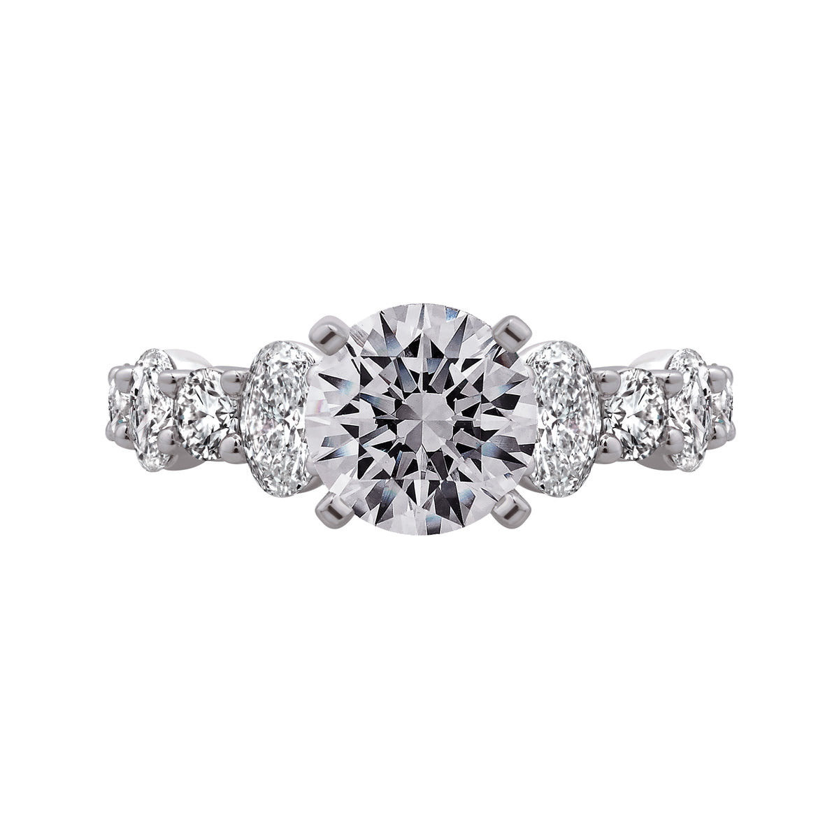 1 1/3ct. t.w. Diamond Engagement Ring in 14K White Gold