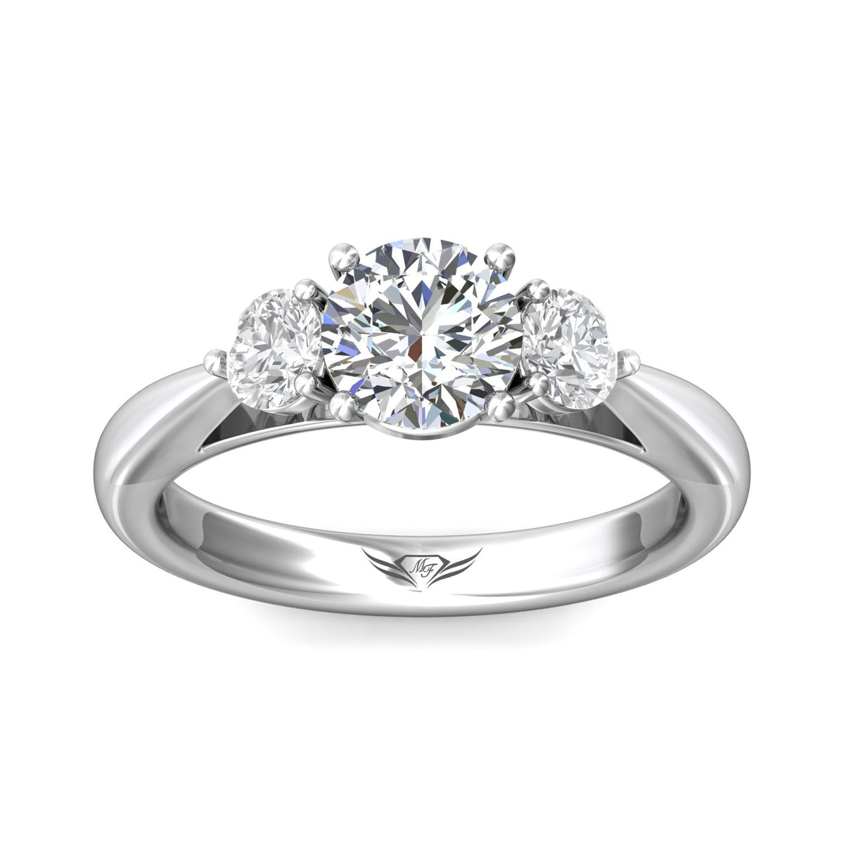 1/2ct. t.w. Diamond Engagement Ring in 14K White Gold