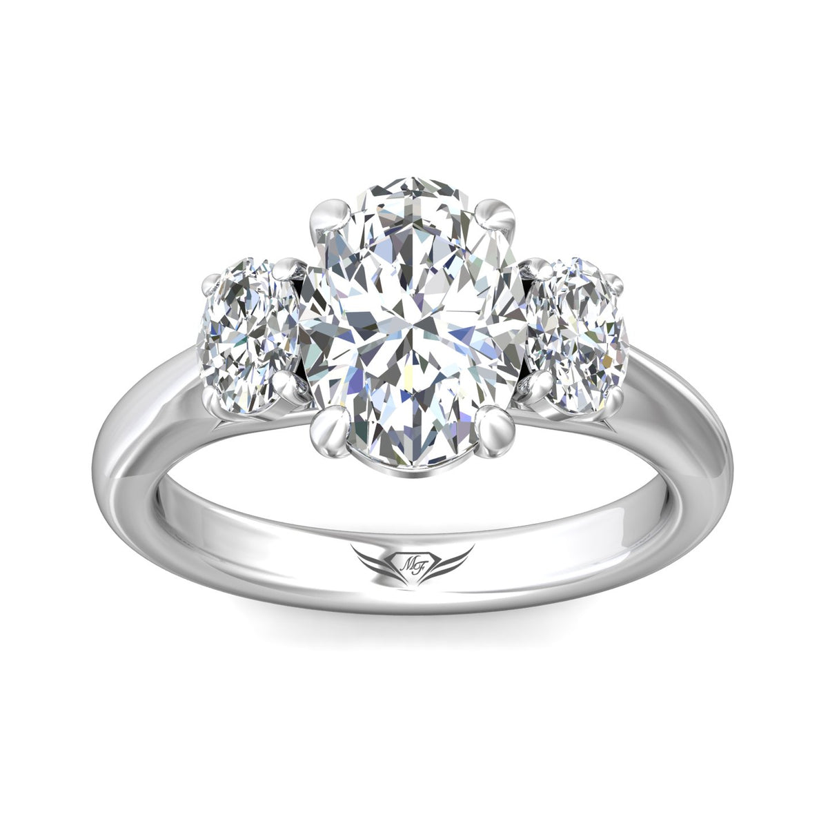 5/8ct. t.w. Diamond Engagement Ring in 14K White Gold