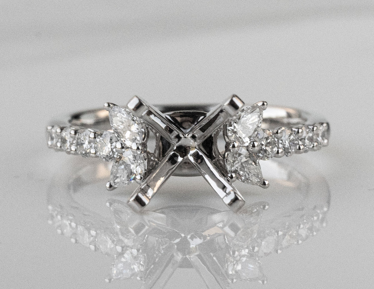 1/2ct. t.w. Diamond Engagement Ring in 14K White Gold