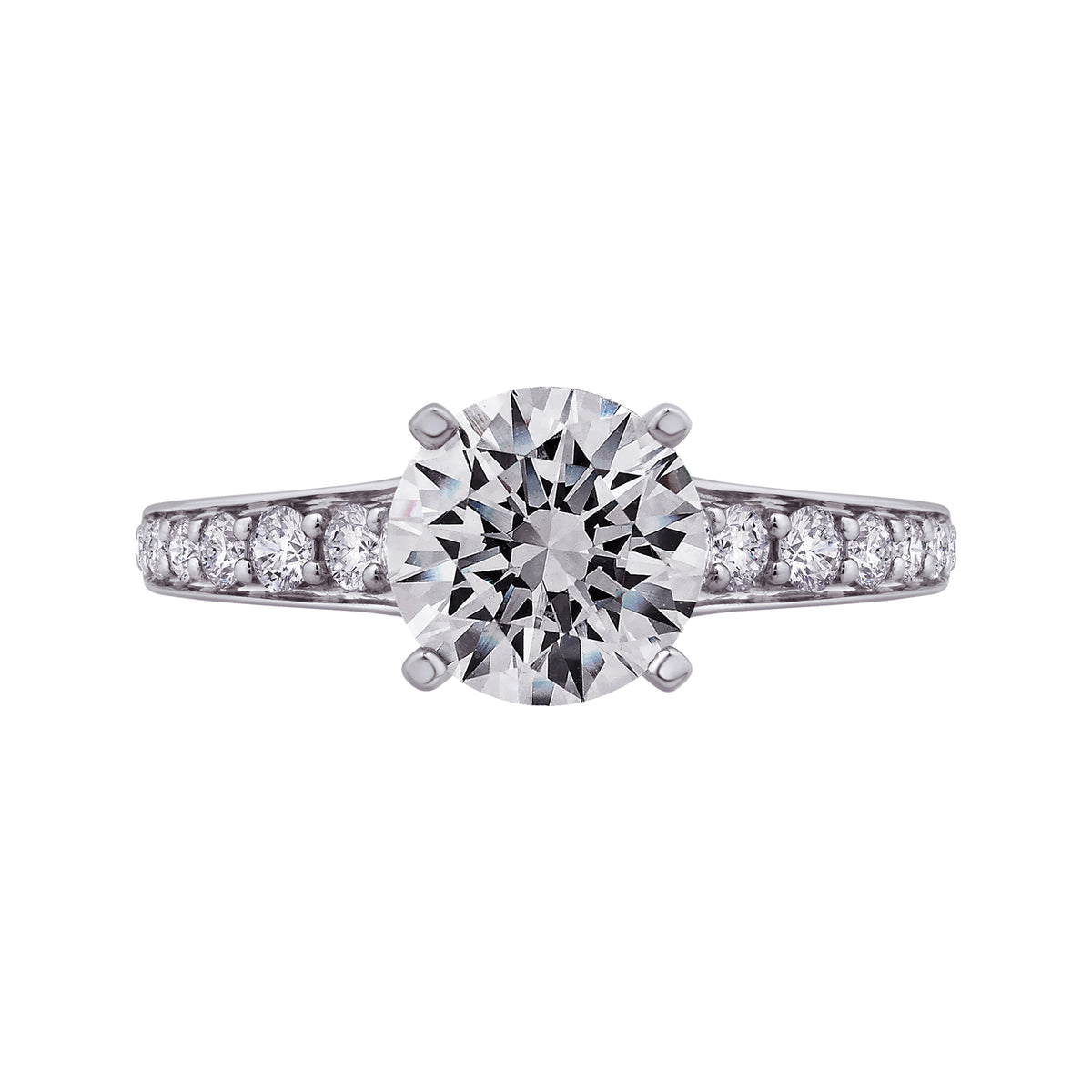 5/8ct. t.w. Diamond Engagement Ring in 14K White Gold