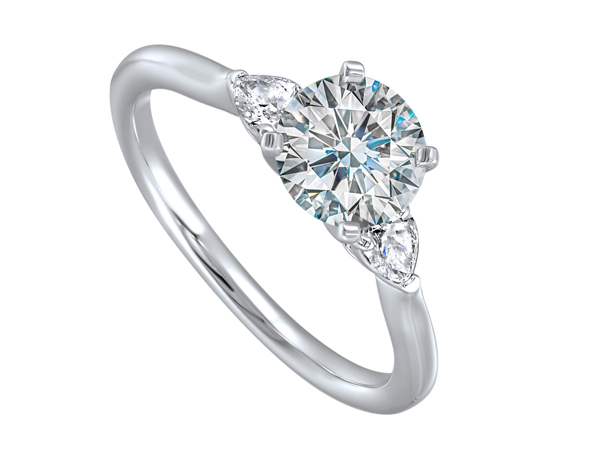 1/3ct. t.w. Diamond Engagement Ring in 14K White Gold