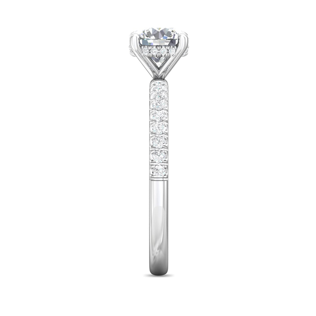 1/4ct. t.w. Diamond Engagement Ring in 14K White Gold