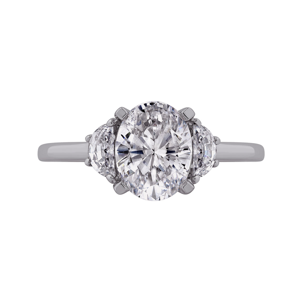 5/8ct. t.w. Diamond Engagement Ring in 14K White Gold