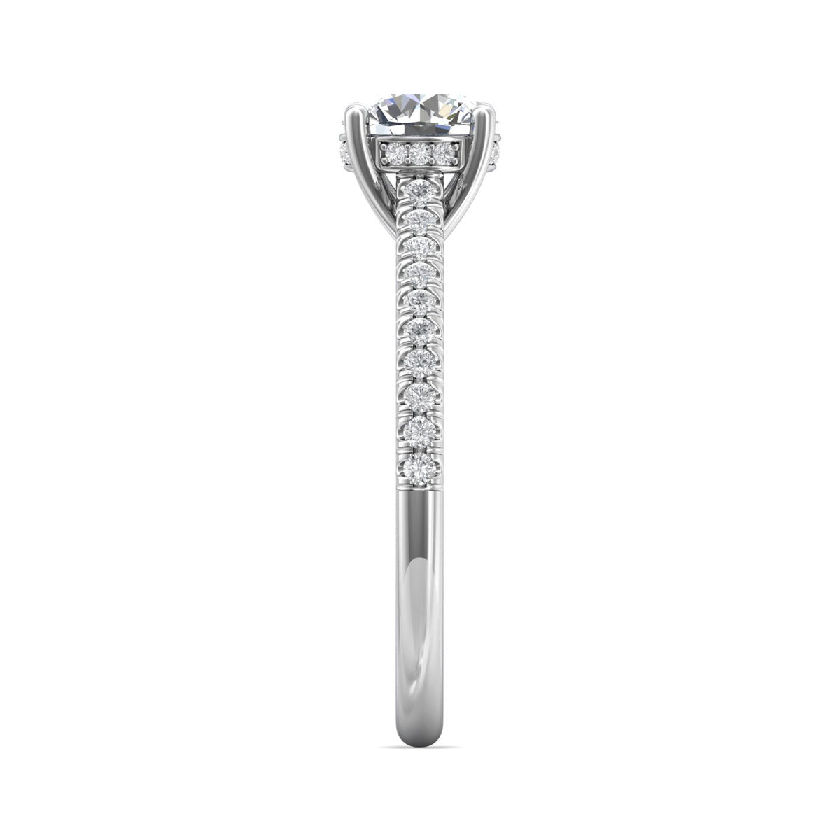 1/4ct. t.w. Diamond Engagement Ring in 14K White Gold