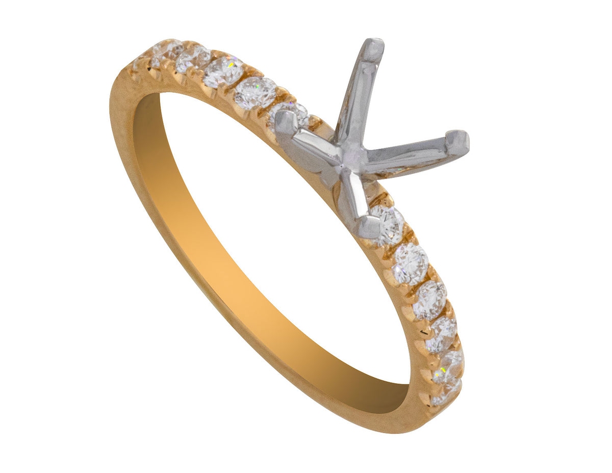 1/3ct. t.w. Diamond Engagement Ring in 14K Yellow Gold
