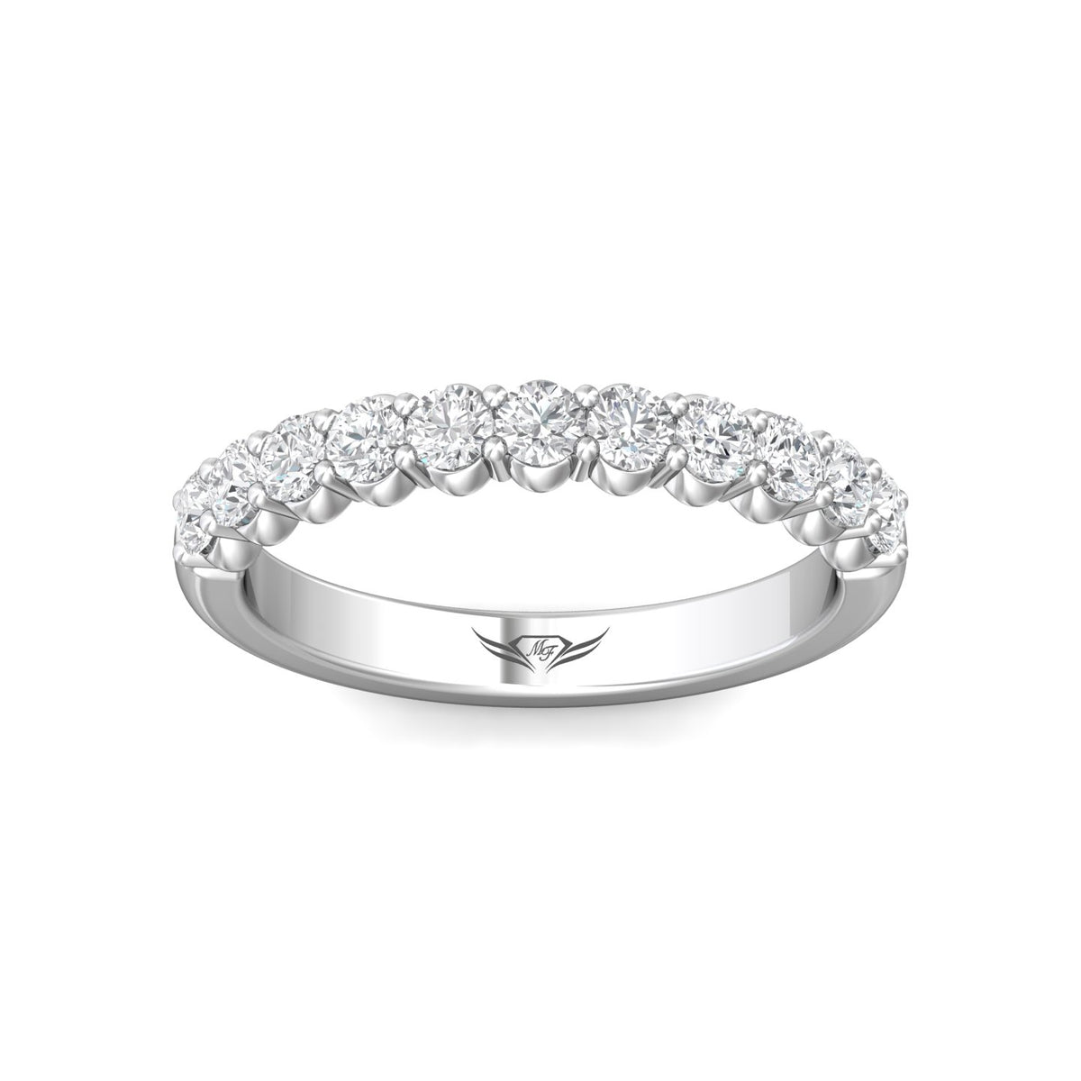 3/4ct. t.w. Diamond Wedding Ring in 14K White Gold