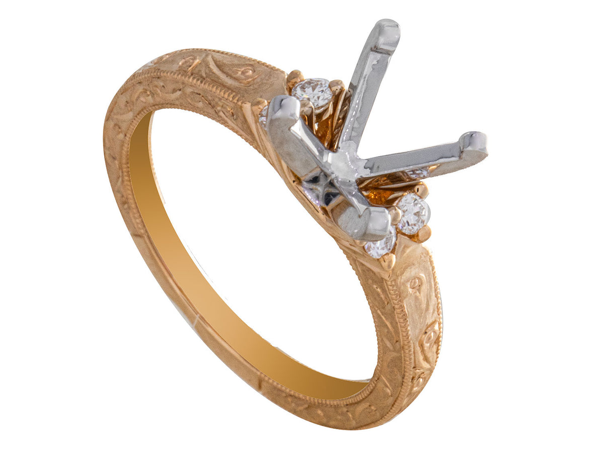 1/10ct. t.w. Diamond Engagement Ring in 14K Yellow Gold