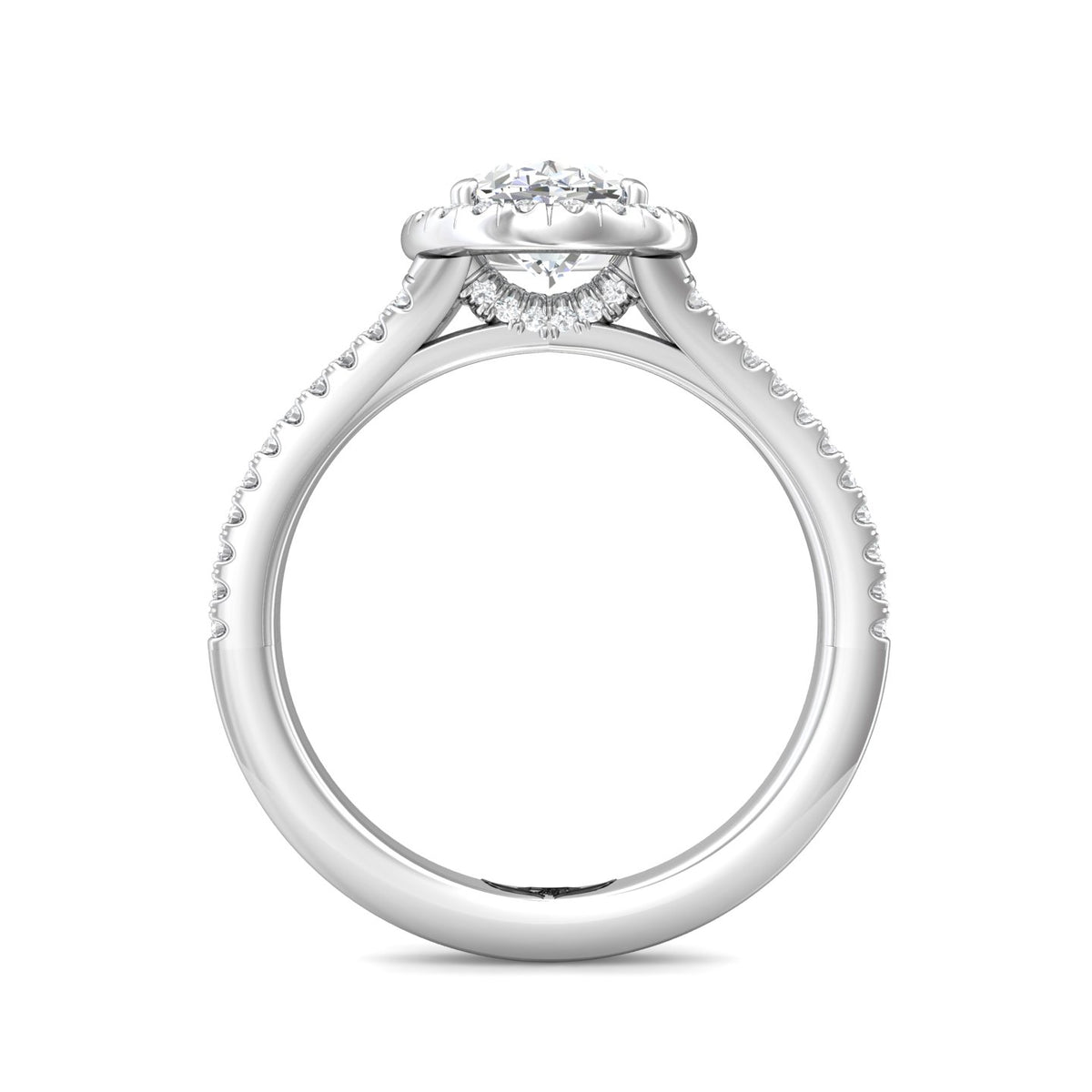 1/3ct. t.w. Diamond Engagement Ring in 14K White Gold