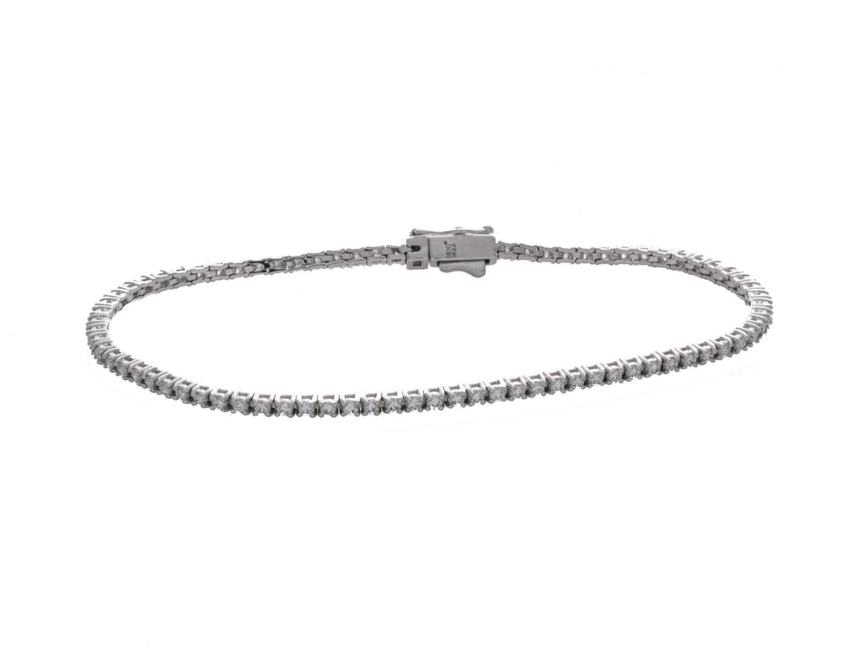 1 1/2ct. t.w. Newborn Lab Created Diamond Tennis Bracelet
