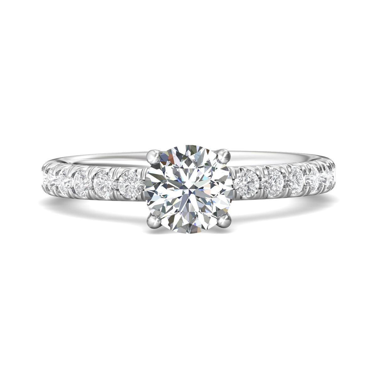 1/2ct. t.w. Diamond Engagement Ring in 14K White Gold