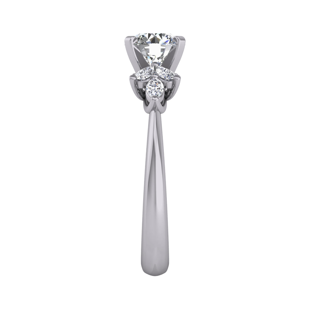 1/4ct. t.w. Diamond Engagement Ring in 14K White Gold